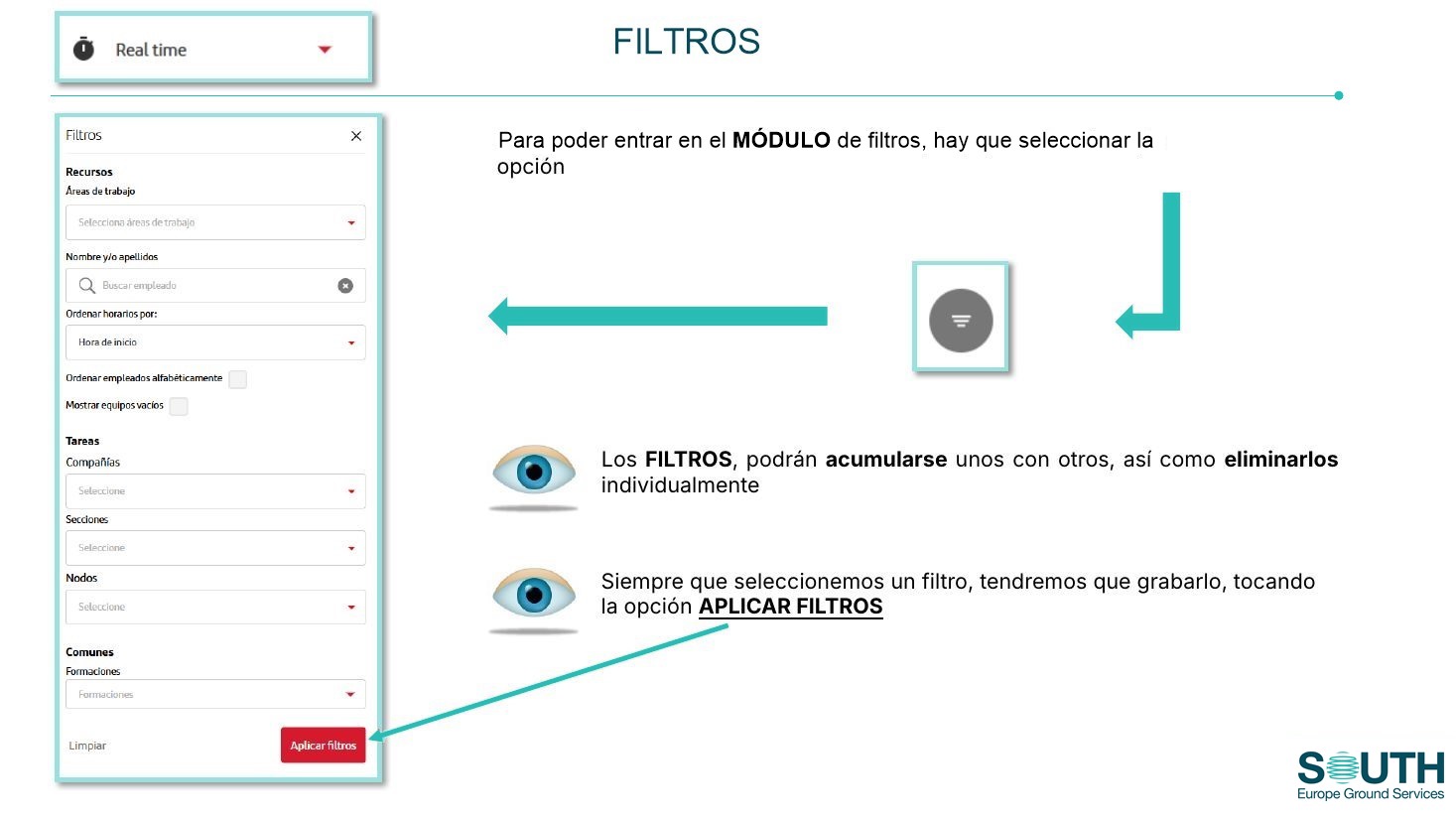 Módulo de filtros